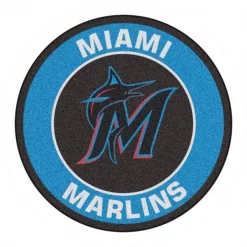 Fanmats Miami Marlins Roundel Mat 27" diameter