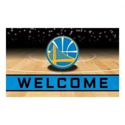 Fanmats Golden State Warriors Door Mat, Rubber