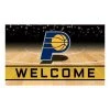 Fanmats Indiana Pacers Door Mat, Crumb Rubber -Rugs&Mats Official Shop Grainger G5727272