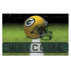 Fanmats Green Bay Packers Door Mat, Crumb Rubber