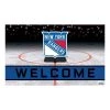 Fanmats New York Rangers Door Mat, Crumb Rubber -Rugs&Mats Official Shop Grainger G5737282