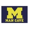 Fanmats Michigan Man Cave Starter Rug, 19"x30" -Rugs&Mats Official Shop Grainger G5744361