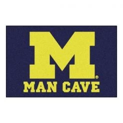 Fanmats Michigan Man Cave Starter Rug, 19"x30"