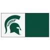 Fanmats Michigan State, 18"x18" Carpet Tiles, PK20 -Rugs&Mats Official Shop Grainger G5744440