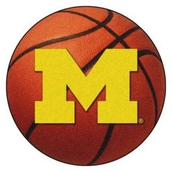 Fanmats Michigan Basketball Mat, 27" dia.