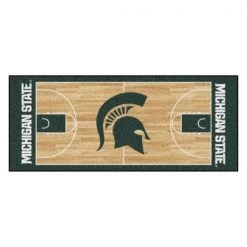 Fanmats Michigan State Basketball Court Runner