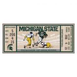 Fanmats Michigan State University Ticket Runner