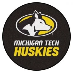 Fanmats Michigan Tech Puck Mat, 27" dia.