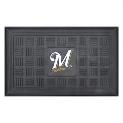 Fanmats Milwaukee Brewers Door Mat, 19.5"x31.25"