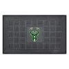 Fanmats Milwaukee Bucks Door Mat, 19.5"x31.25" -Rugs&Mats Official Shop Grainger G5745612