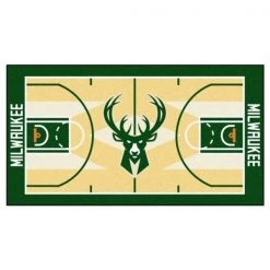 Fanmats Milwaukee Bucks NBA Court Runner, 24x44