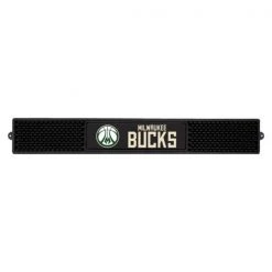 Fanmats Milwaukee Bucks Drink Mat, 3.25"x24"