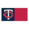 Fanmats Minnesota Twins, 18"x18" Carpet Tile, PK20 -Rugs&Mats Official Shop Grainger G5746260