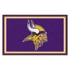 Fanmats Minnesota Vikings, 4 ft.x6 ft. Rug -Rugs&Mats Official Shop Grainger G5746629