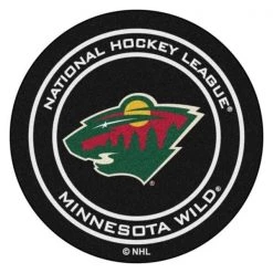 Fanmats Minnesota Wild Puck Mat, 27" dia.