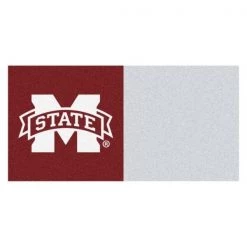Fanmats Mississippi State, 18"x18" Carpet, PK20