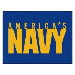 Fanmats Navy All-Star Mat, 33.75"x42.5"