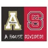 Fanmats NC State-Appalachian State Divided Rug -Rugs&Mats Official Shop Grainger G5749718