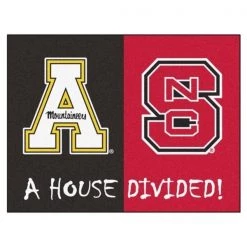 Fanmats NC State-Appalachian State Divided Rug