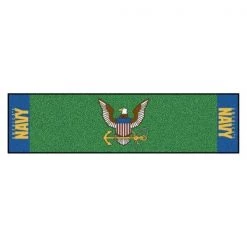 Fanmats Navy Putting Green Runner, 18"x72"