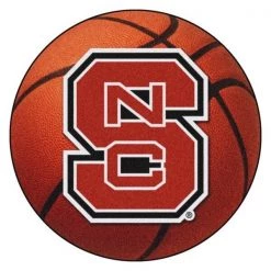 Fanmats NC State Basketball Mat, 27" dia.