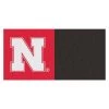Fanmats Nebraska, 18"x18" Carpet Tiles, PK20 -Rugs&Mats Official Shop Grainger G5750040