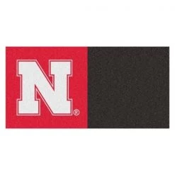 Fanmats Nebraska, 18"x18" Carpet Tiles, PK20