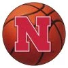 Fanmats Nebraska Basketball Mat, 27" dia. -Rugs&Mats Official Shop Grainger G5750232