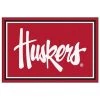 Fanmats Nebraska Huskers, 5 ft.x8 ft. Rug -Rugs&Mats Official Shop Grainger G5750278
