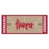 Fanmats Nebraska Huskers Basketball Court Runner -Rugs&Mats Official Shop Grainger G5750357