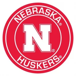 Fanmats Nebraska Roundel Mat, 27" dia.