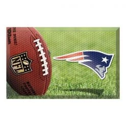 Fanmats New England Patriots Scraper Mat, Ball