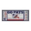 Fanmats New England Patriots Ticket Runner -Rugs&Mats Official Shop Grainger G5750978
