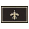 Fanmats New Orleans Saints, 4 ft.x6 ft. Rug -Rugs&Mats Official Shop Grainger G5751982