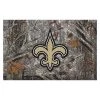 Fanmats New Orleans Saints Scraper Mat, Camo -Rugs&Mats Official Shop Grainger G5752070