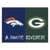 Fanmats NFL Broncos-Packers House Divided Rug -Rugs&Mats Official Shop Grainger G5753577