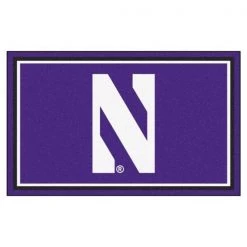 Fanmats Northwestern, 4 ft.x6 ft. Rug
