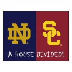 Fanmats Notre Dame-USC Divided Rug