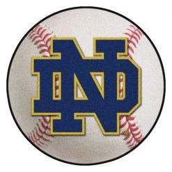 Fanmats Notre Dame Baseball Mat, 27", ND