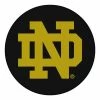 Fanmats Notre Dame Puck Mat, 27" dia. -Rugs&Mats Official Shop Grainger G5755972