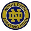 Fanmats Notre Dame Roundel Mat, 27" dia. -Rugs&Mats Official Shop Grainger G5756130