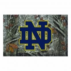 Fanmats Notre Dame Scraper Mat, ND, Camo