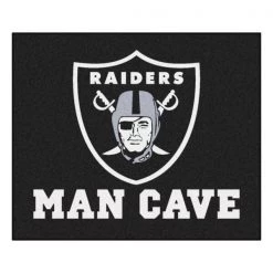 Fanmats Oakland Raiders Man Cave Tailgater Rug