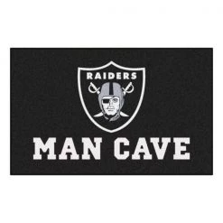 Fanmats Oakland Raiders Man Cave UltiMat Rug