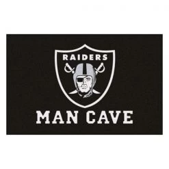 Fanmats Oakland Raiders Man Cave Rug