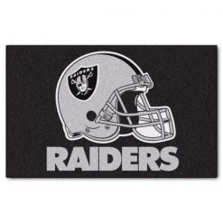 Fanmats Oakland Raiders Ulti-Mat, 5 ft.x8 ft.