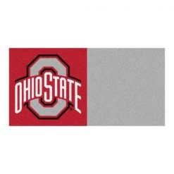 Fanmats Ohio State, 18"x18" Carpet Tiles, PK20