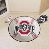 Fanmats Ohio State Baseball Mat, 27" dia.