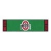 Fanmats Ohio State Putting Green Runner, 18"x72" -Rugs&Mats Official Shop Grainger G5757269