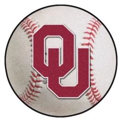 Fanmats Oklahoma Baseball Mat, 27" dia.